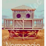 Affiche benerville sur mer 1