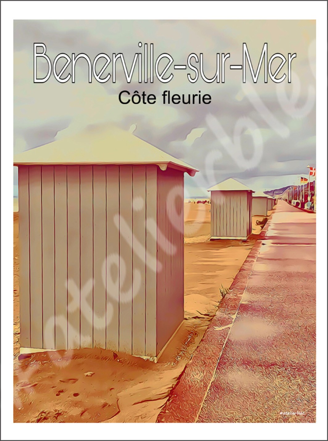 Affiche benerville sur mer 3