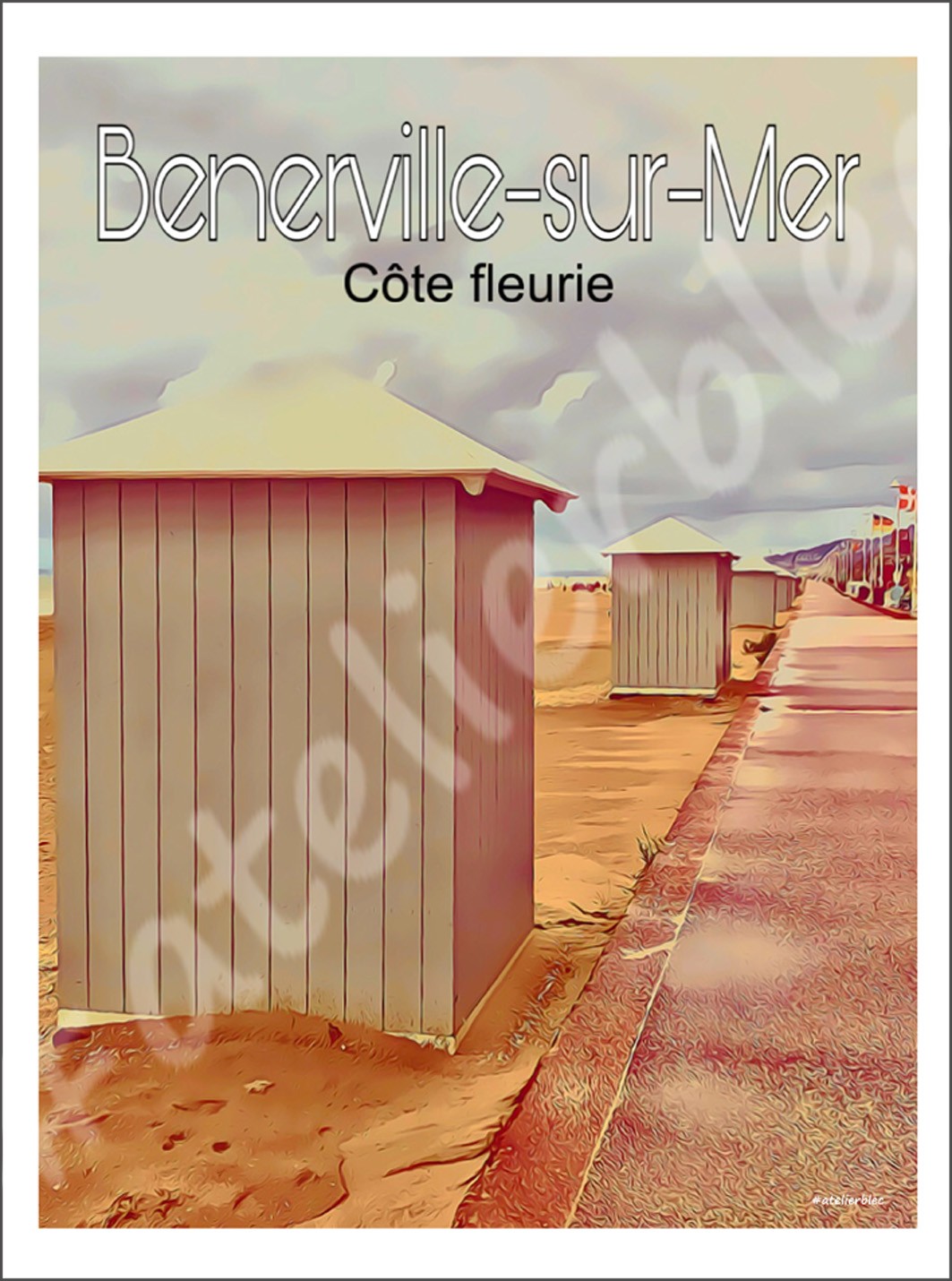 Affiche benerville sur mer 3