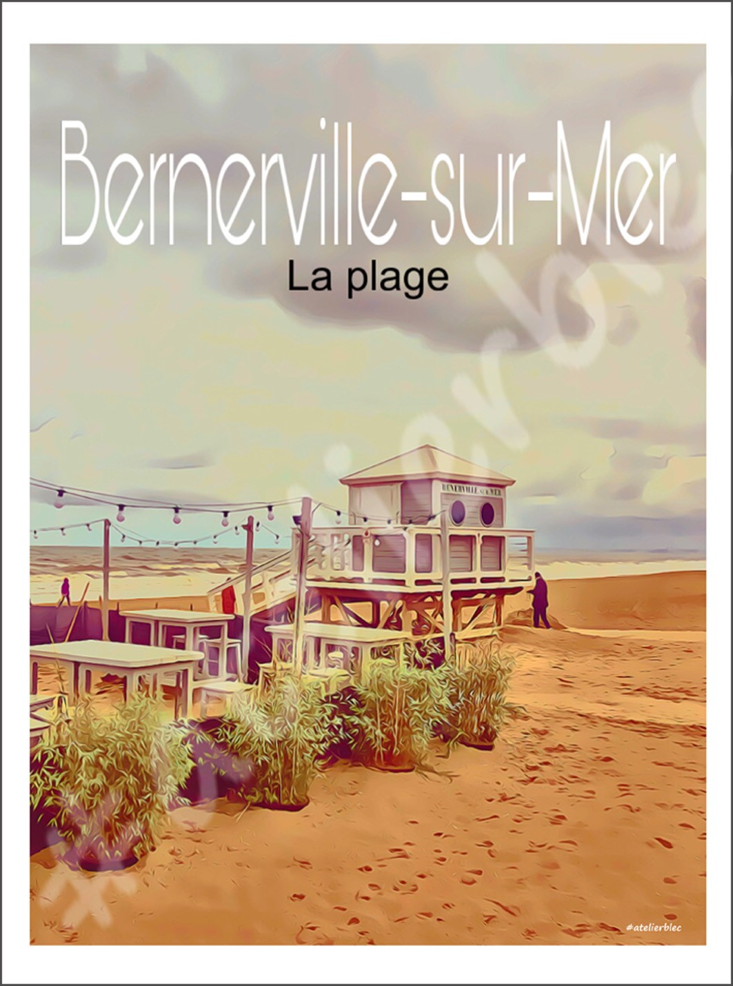 Affiche benerville sur mer 4