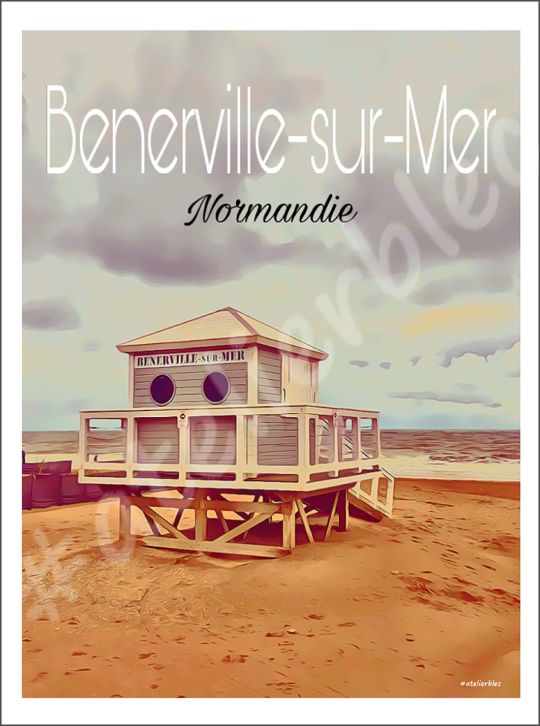 Affiche benerville sur mer 5