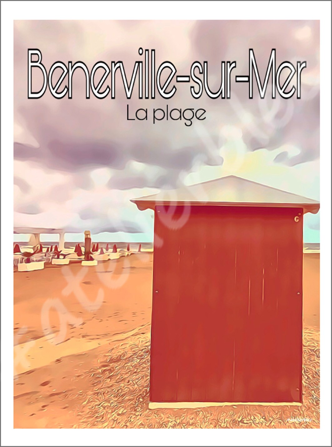 Affiche benerville sur mer 6