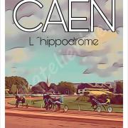 Affiche caen 3 hippodrome