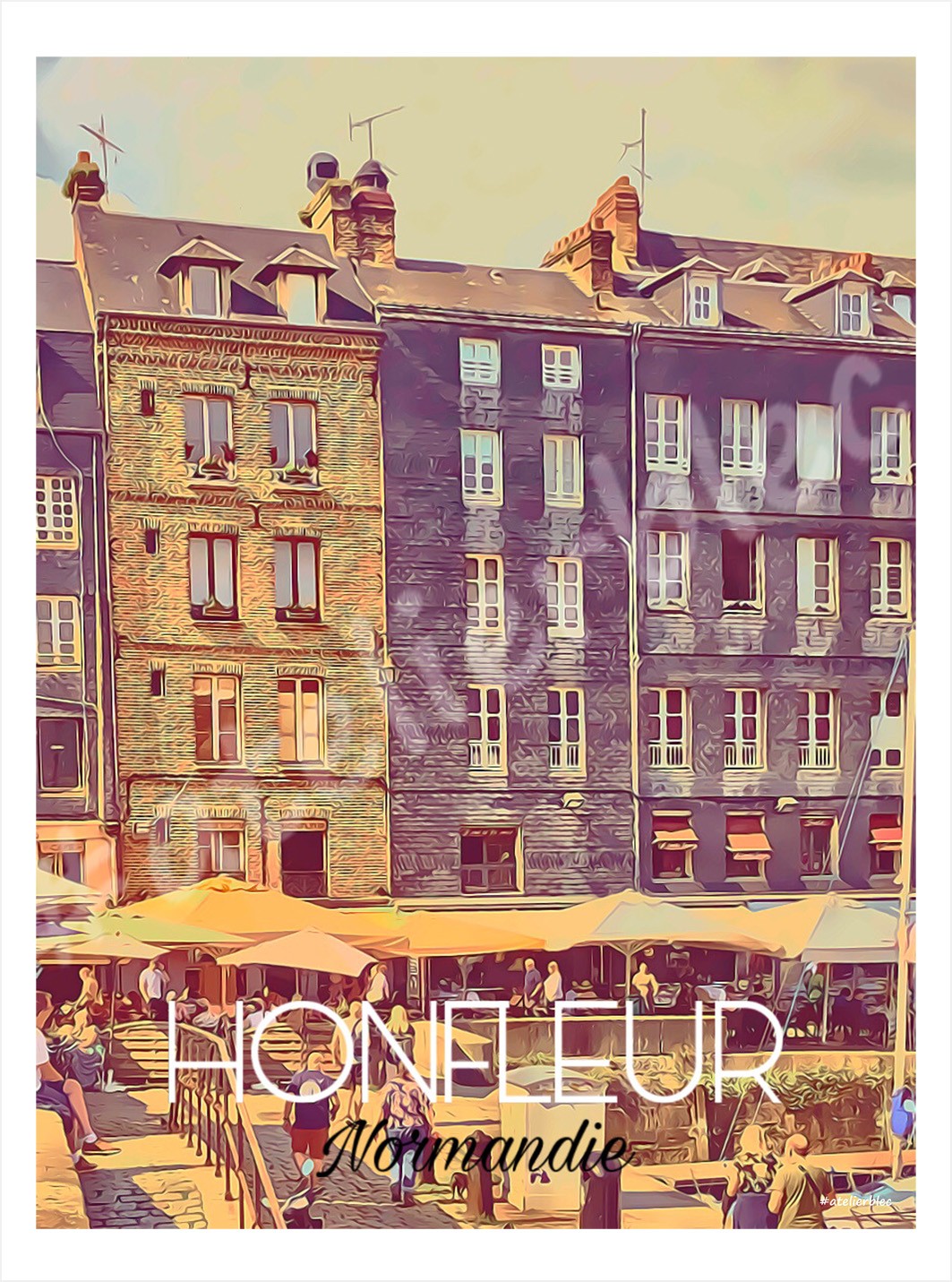 Affiche honfleur15