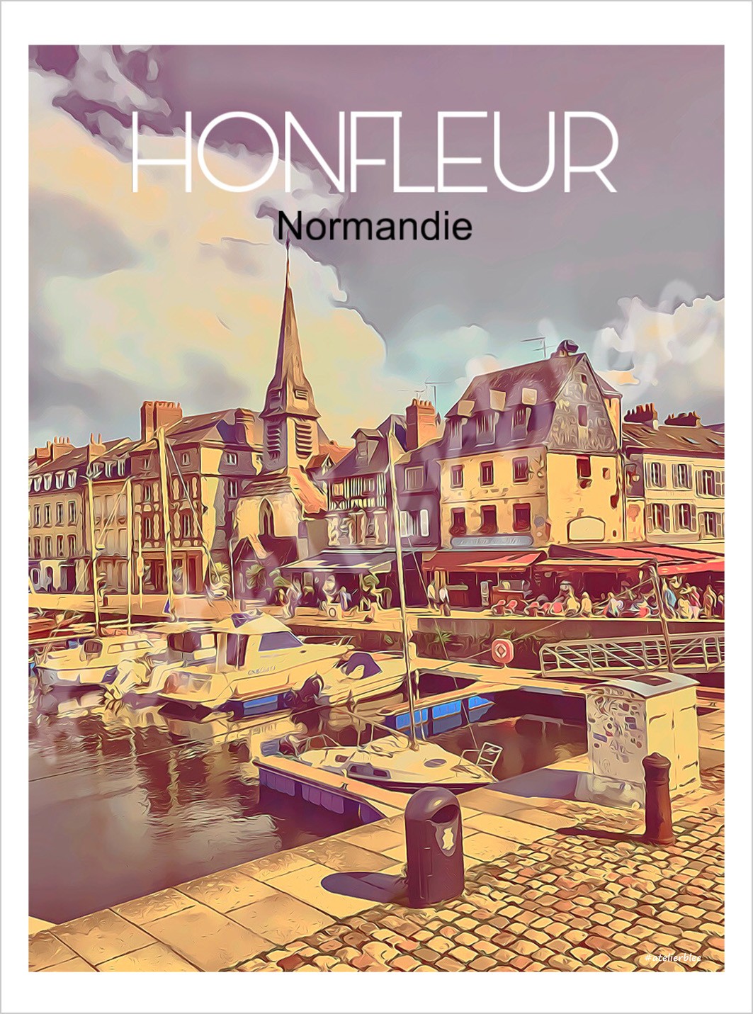 Affiche honfleur16