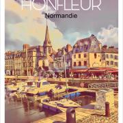 Affiche honfleur16