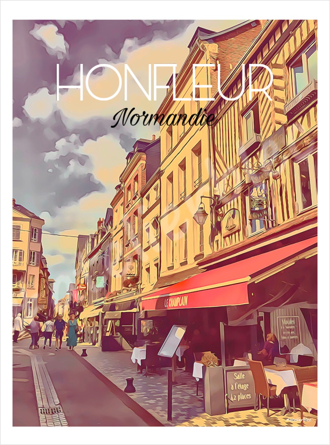 Affiche honfleur21