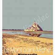 Affiche mont st michel