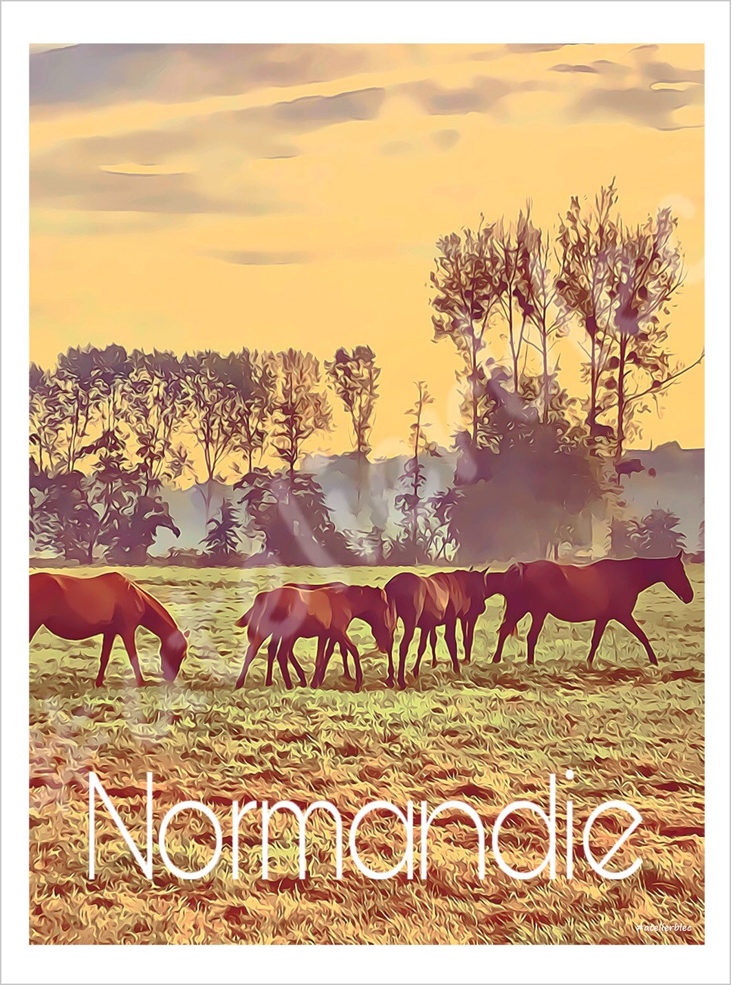 Affiche normandie 19