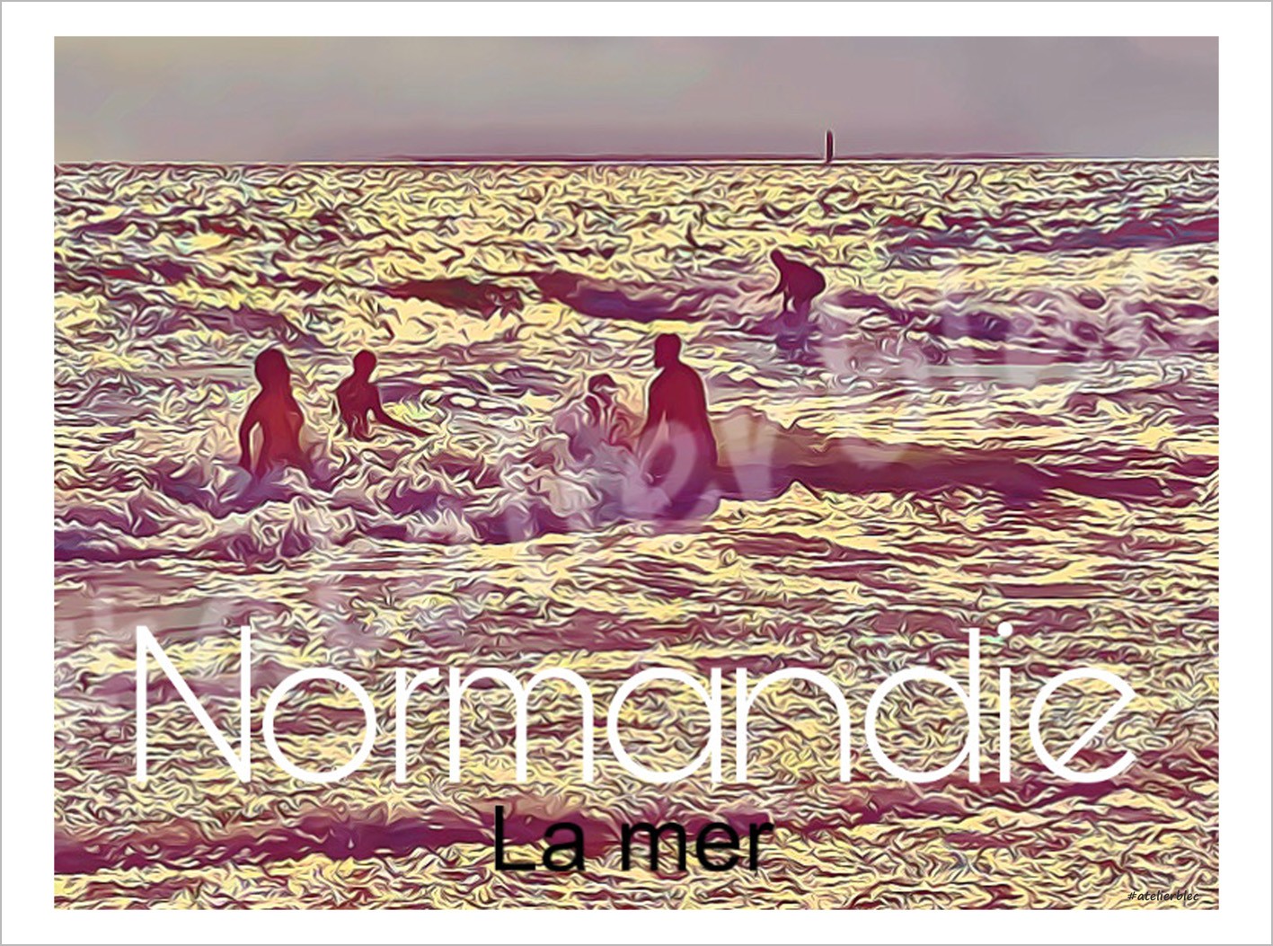 Affiche normandie14