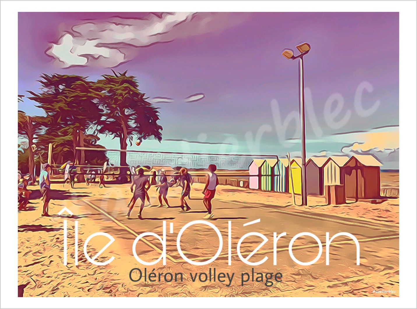 Affiche oleron3 volley