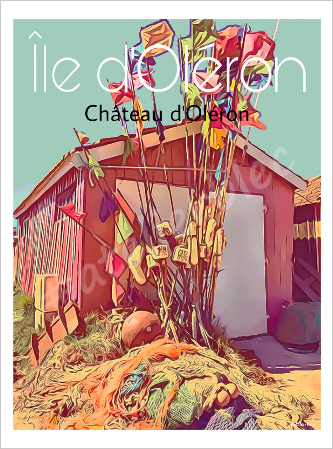 Affiche oleron7 le chateau