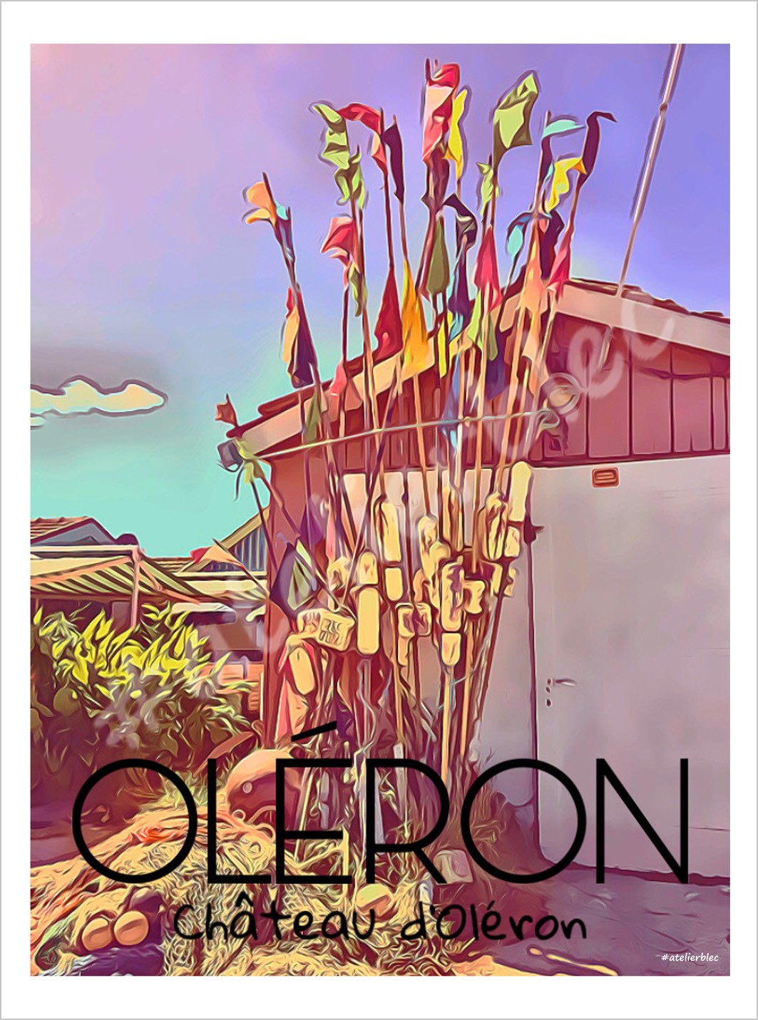 Affiche oleron8 chateau