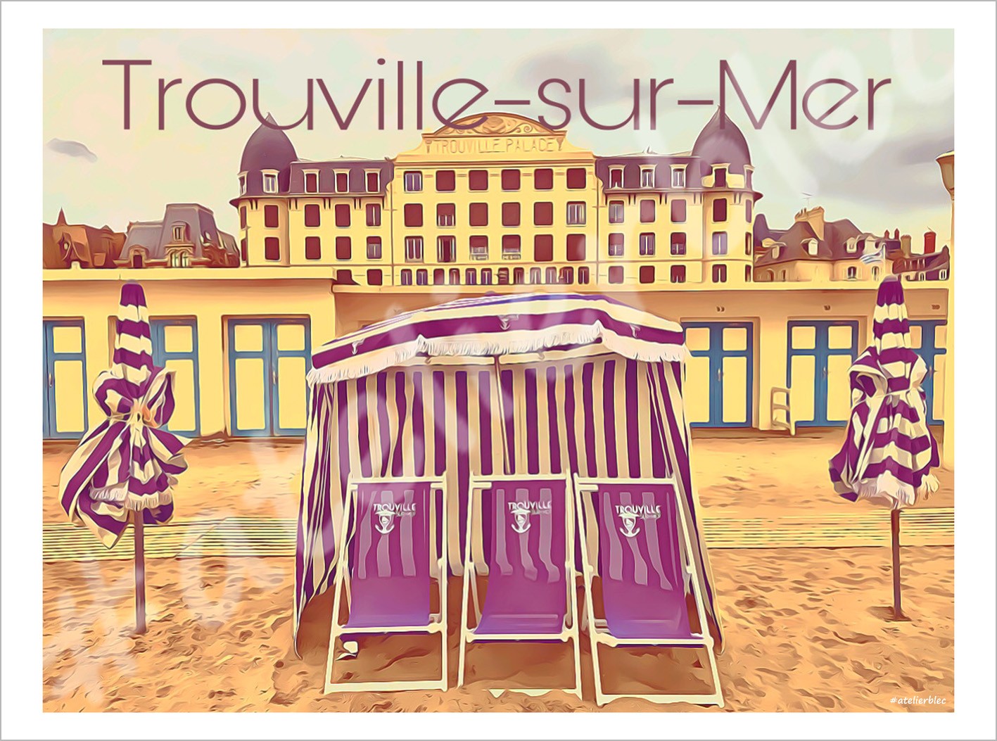 Affiche trouville sur mer 12