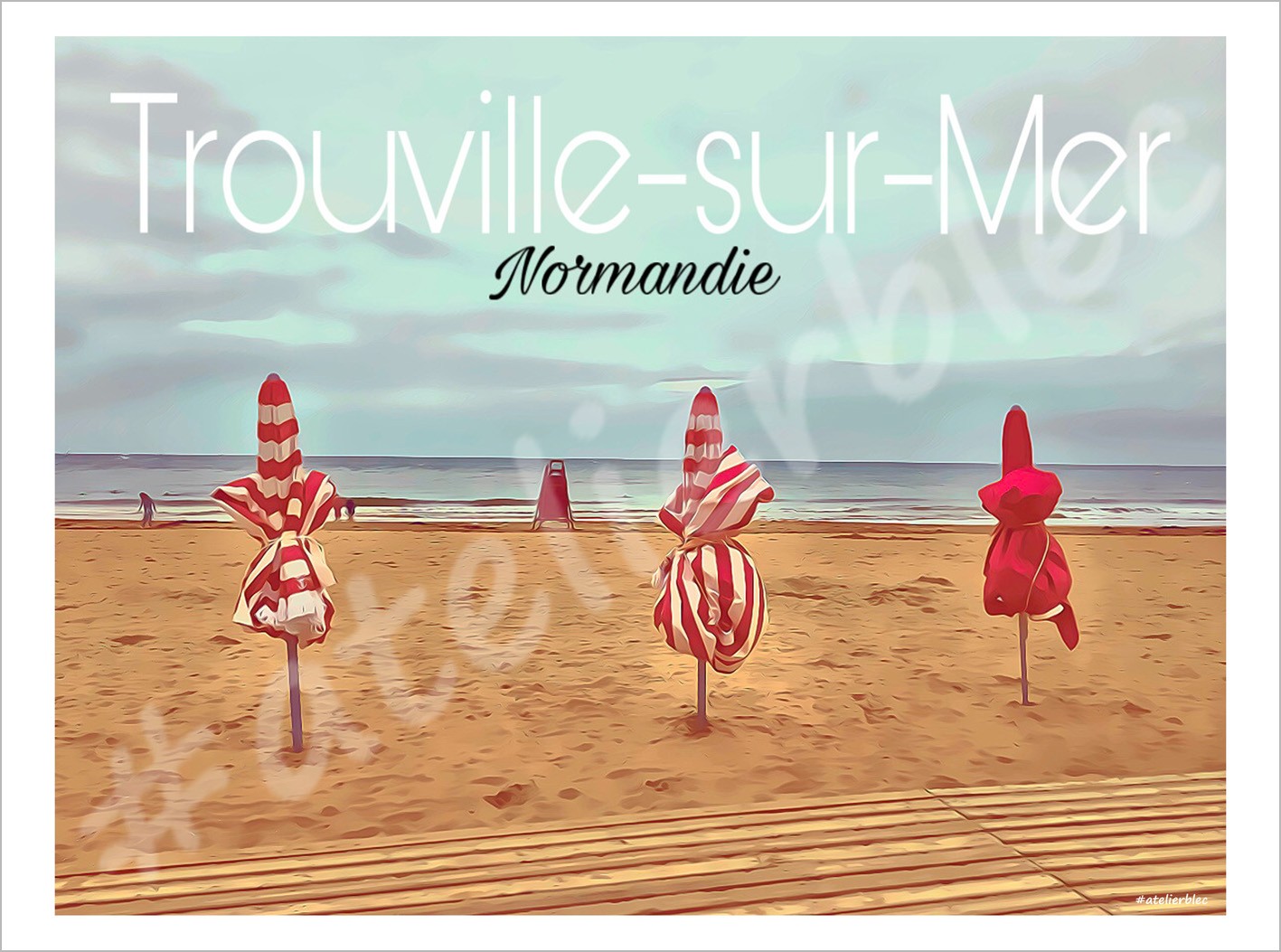 Affiche trouville sur mer 13