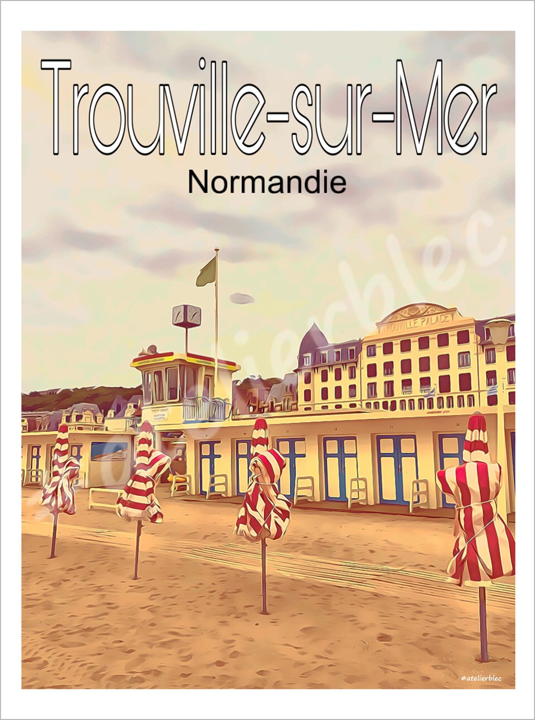 Affiche trouville sur mer 14