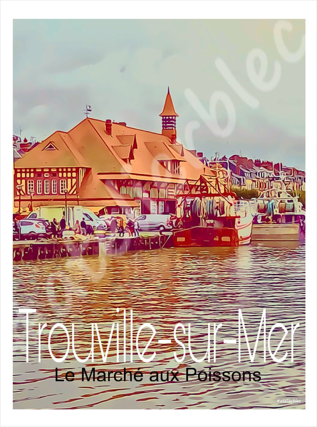 Affiche trouville sur mer 22