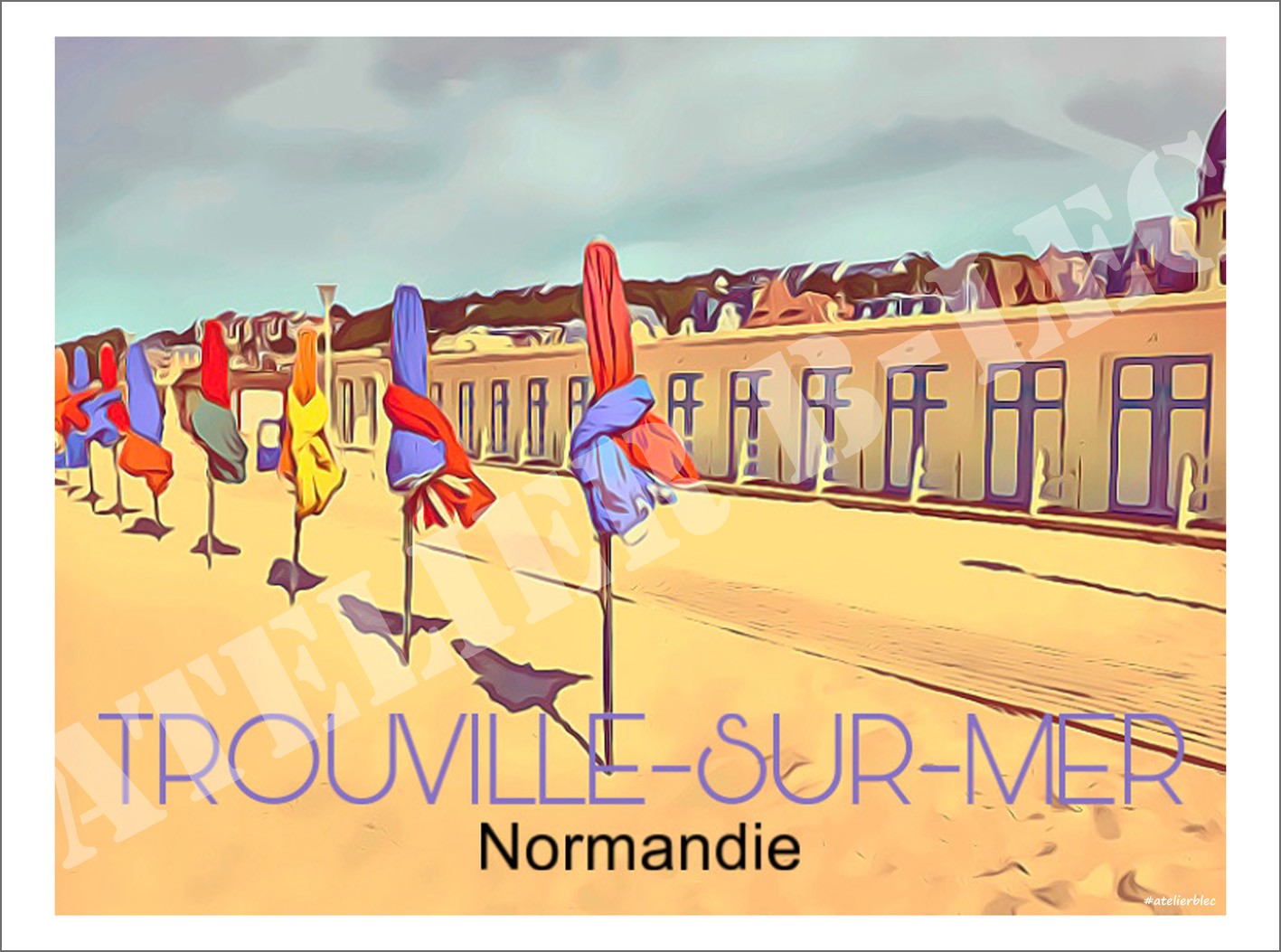 Affiche trouville sur mer 7