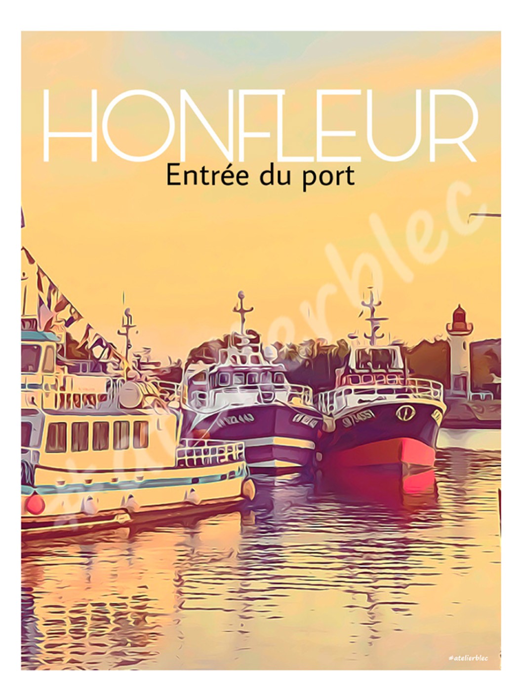 Honfleur9 entree du port