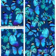 Papillons bleus