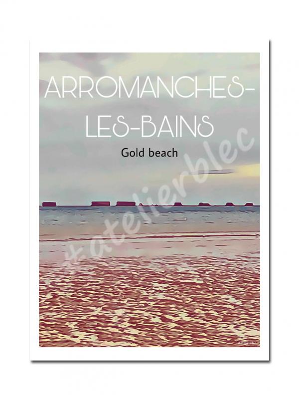 Affiche arromanches 12