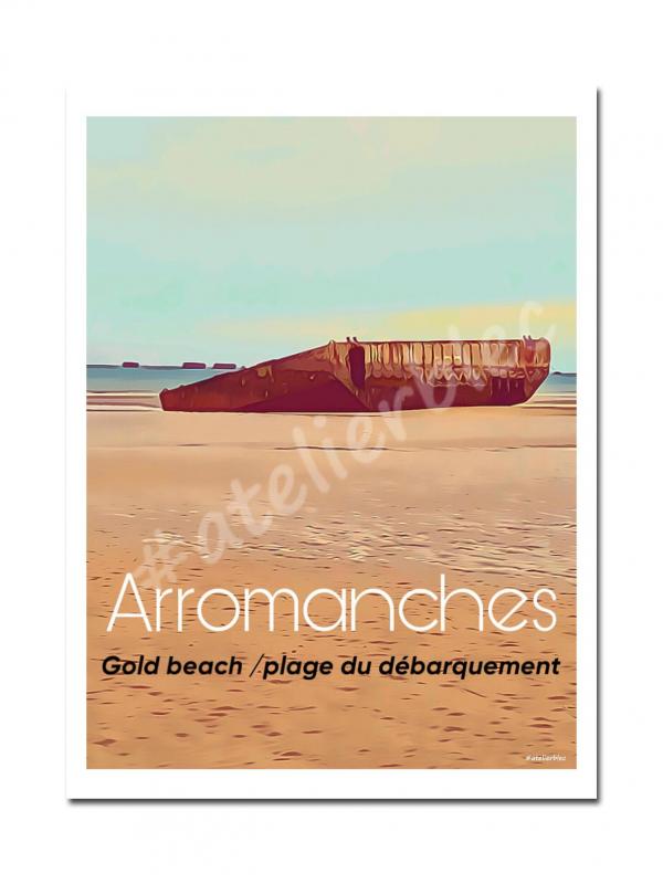 Affiche arromanches 17