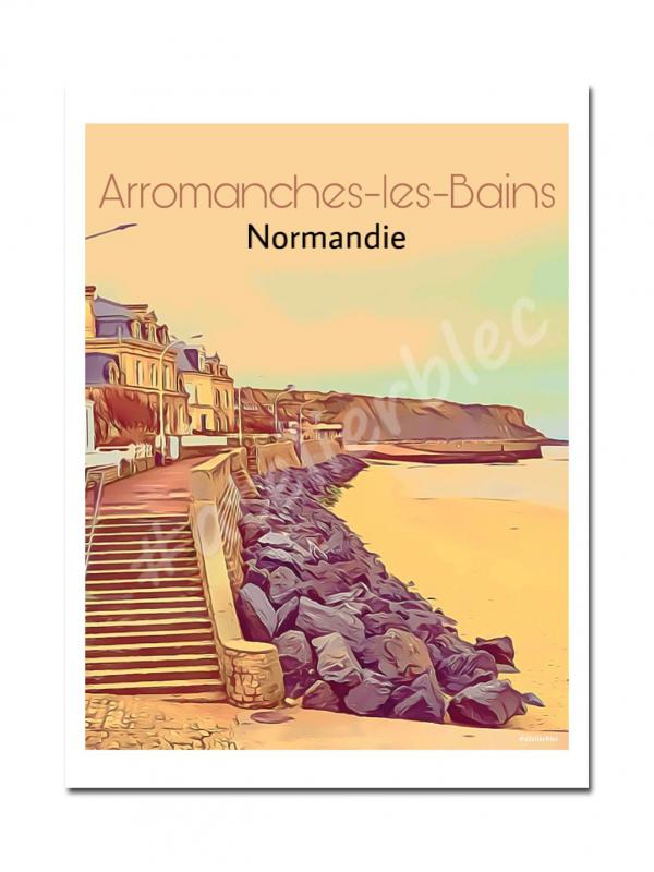 Affiche arromanches 18