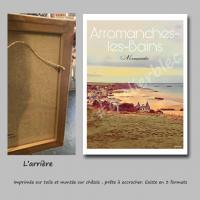 Affiche arromanches 2 toile a