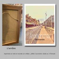 Affiche arromanches12 toile