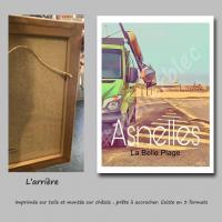 Affiche asnelles 7 toile
