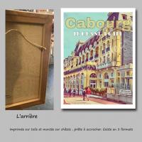 Affiche cabourg 2 toile