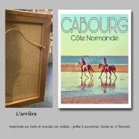 Affiche cabourg 4 toile