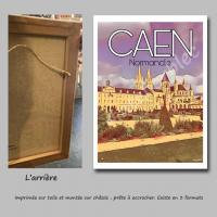 Affiche caen 2 toile