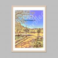 Affiche caen 51