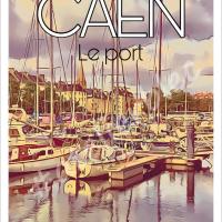Affiche caen le port 6