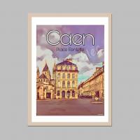 Affiche caen place fontette 18