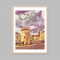 Affiche caen tour lery 14