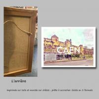 Affiche caen45 toile