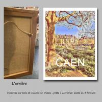 Affiche caen51 toile