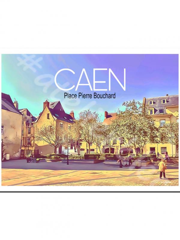 Affiche et Magnet Caen Place Bouchard