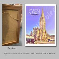 Affiche caen53 toile