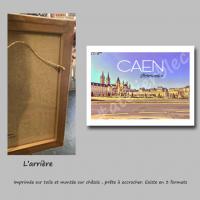 Affiche caen57 toile