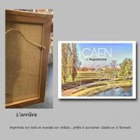 Affiche caen58 toile