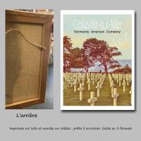 Affiche colleville2 toile