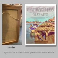 Affiche courseulles 1 toile 1