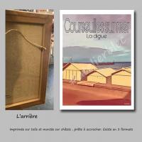 Affiche courseulles 4 toile 1