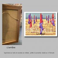 Affiche deauville 10 toile