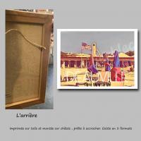 Affiche deauville 12 toile