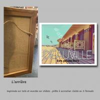 Affiche deauville 3 toile