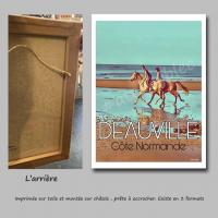 Affiche deauville 4 toile